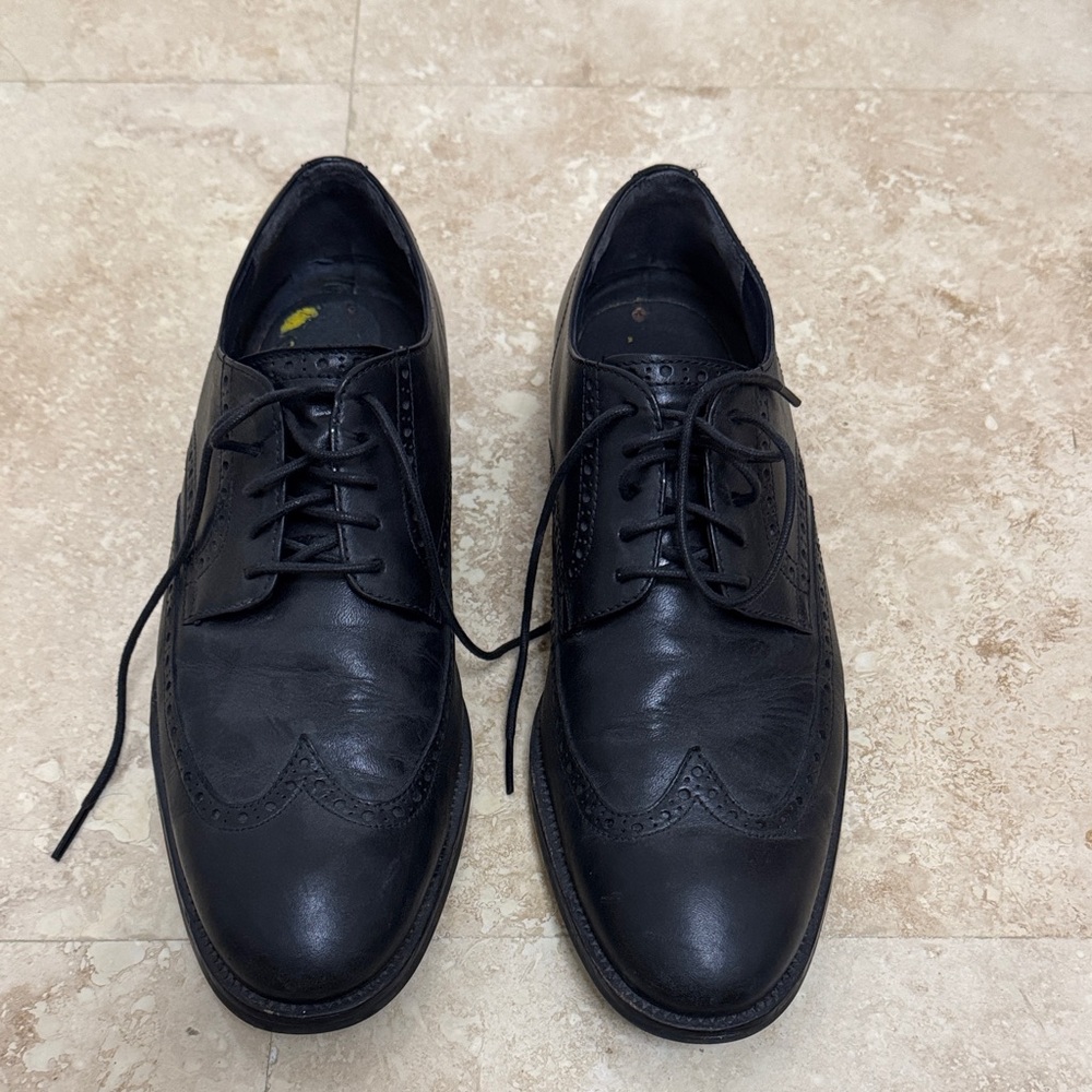 Cole Haan Black Leather Men's Oxford Derbys